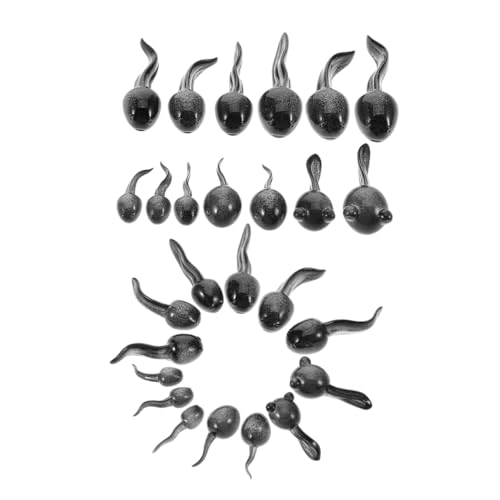 HEALSOPTHY 26 Stück Mikrolandschafts Kaulquappen Kleine Tierfiguren Miniatur Landschaftsdekoration Moos Mikrolandschafts Ornamente Terrarienfiguren Mikrolandschafts Dekoration von HEALSOPTHY