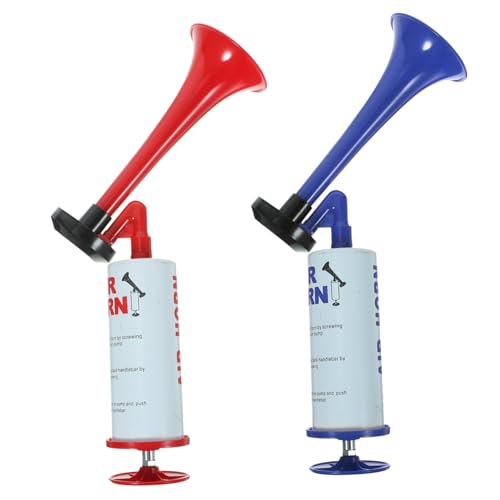 HEALSOPTHY 2stücke Handpush Air Horn Lautstarker Fanfare Für Fußball-events Partys Und Festivals Robuste Materialien Und Cheer-requisite Für Sportveranstaltungen von HEALSOPTHY