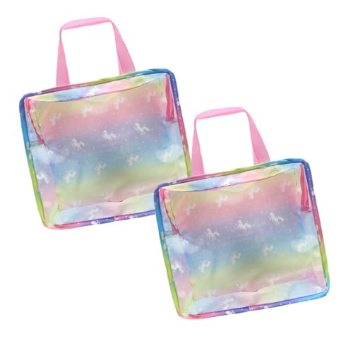 HEALSOPTHY 2stücke Puppenzubehör Aufbewahrungstasche Faltbare Handtasche Für Puppenkleidung Und Accessoires Für Reisen Und Spielzeugorganisation Mit Stilvollem Einhorn-Design HEALSOPTHY 2stücke Puppenzubehör Aufbewahrungstasche Faltbare Handtasche Für Puppenkleidung Und Accessoires Für Reisen Und Spielzeugorganisation Mit Stilvollem Einhorn-Design von HEALSOPTHY