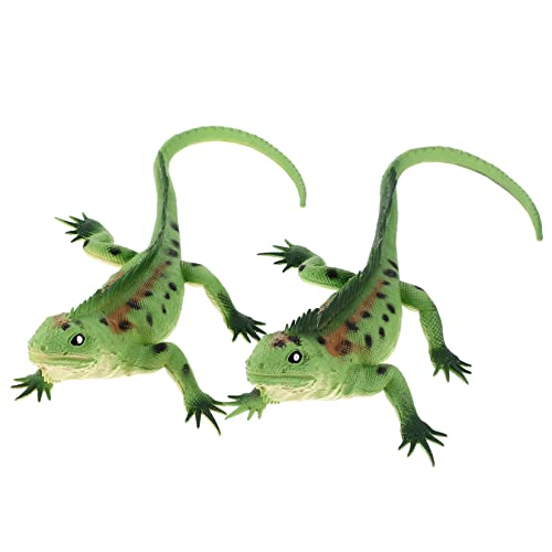 HEALSOPTHY 2Stücke Lebensechte Eidechsenfiguren Pädagogisches Lernspielzeug Für Realistische Eidechsenmodelle Dekoration Für Garten Und Spielzimmer HEALSOPTHY 2Stücke Lebensechte Eidechsenfiguren Pädagogisches Lernspielzeug Für Realistische Eidechsenmodelle Dekoration Für Garten Und Spielzimmer von HEALSOPTHY