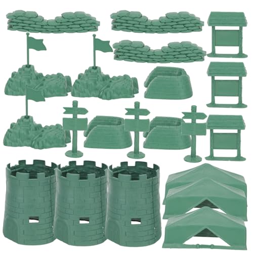 HEALSOPTHY 3 Sätze Bausatz Militärische Bausteine Teilig DIY Militärmodell Bausatz für Jungen Sandbox Zubehör Sammelset für Kriegssimulation und Bastelprojekte von HEALSOPTHY
