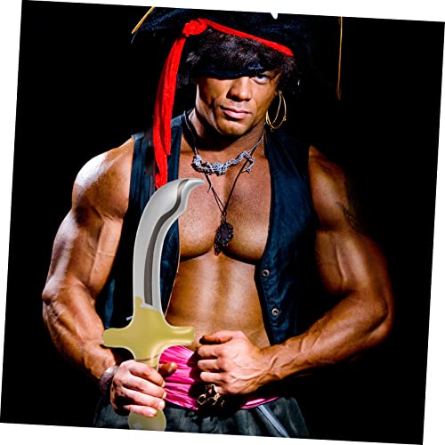 HEALSOPTHY 3 Stück Aufblasbare Piratenschwerter Teiliges Robuste Rollenspiel Requisiten für Piratenparty Halloween Kostüm Zubehör von HEALSOPTHY