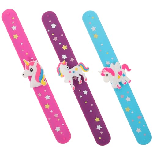 HEALSOPTHY 3 Stück Einhorn-pat-kreis Slap-armband-gastgeschenke Einhorn-gastgeschenke Einhorn-schnapparmband Party Gefälligkeiten Tier-armbänder Für Partys Dekoratives Klapparmband Kieselgel HEALSOPTHY 3 Stück Einhorn-pat-kreis Slap-armband-gastgeschenke Einhorn-gastgeschenke Einhorn-schnapparmband Party Gefälligkeiten Tier-armbänder Für Partys Dekoratives Klapparmband Kieselgel von HEALSOPTHY