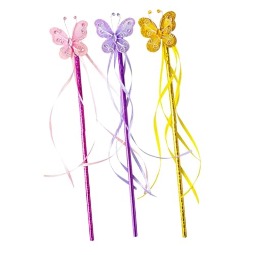 HEALSOPTHY 3 Stück Feenstäbe mit Schmetterlingsdesign Sichere und PVC Materialien Langlebig und Handschonend für Kinderkostüme Cosplay Geburtstagsfeiern und Bühnenauftritte HEALSOPTHY 3 Stück Feenstäbe mit Schmetterlingsdesign Sichere und PVC Materialien Langlebig und Handschonend für Kinderkostüme Cosplay Geburtstagsfeiern und Bühnenauftritte von HEALSOPTHY