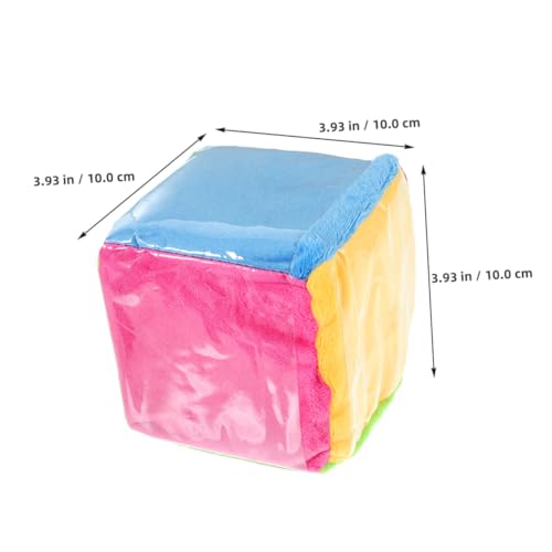 HEALSOPTHY 3 Stück Große Weiche Lernwürfel mit Transparenten Kartentaschen Pädagogische Würfel für Mathe Logikspiele im Klassenzimmer Vielseitige Interaktive Spielwürfel von HEALSOPTHY