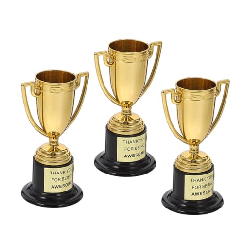 HEALSOPTHY Plastiktrophäe Trophäe Für Jungen Und Mädchen Sportwettbewerb Dekorativer Pokal Auszeichnung Für Partygeschenke von HEALSOPTHY