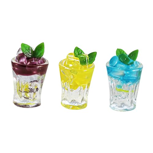 HEALSOPTHY Puppenhaus Mini Eisbecher Sets Miniatur Spielzeug Mini Hausbedarf Simulation Saft Modelle HEALSOPTHY Puppenhaus Mini Eisbecher Sets Miniatur Spielzeug Mini Hausbedarf Simulation Saft Modelle von HEALSOPTHY