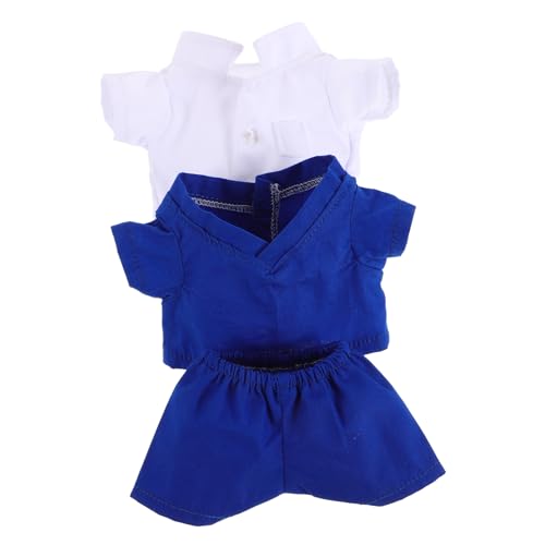 HEALSOPTHY 3 Stück Puppenarztuniform Puppenkleidung Für Jungen Plüschige Kleidung Ausgestopfte Bärenkleidung Bärenzubehör Zubehör Für Babypuppen Plüschpuppenkleidung Plüschtierkleidung Stoff von HEALSOPTHY