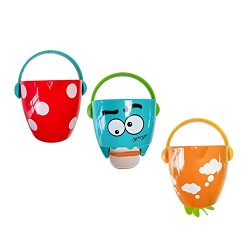 HEALSOPTHY 3 Stück Teiliges Badespielzeug Kleine Wassereimer mit Sprühfunktion Hochwertiger Kindgerecht Sicher und Leicht zu Greifen für Jungen und Mädchen Fördert Spielerisches Lernen Beim HEALSOPTHY 3 Stück Teiliges Badespielzeug Kleine Wassereimer mit Sprühfunktion Hochwertiger Kindgerecht Sicher und Leicht zu Greifen für Jungen und Mädchen Fördert Spielerisches Lernen Beim von HEALSOPTHY