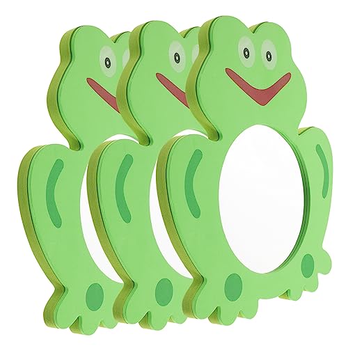 HEALSOPTHY 3 Stück Teiliges Badespielzeug für Kleinkinder Schwimmende Eva Spiegel Tierform Farbige Badspielzeuge zur Hand Augen Koordination Sicher und Spaßig für Jungen und Mädchen Ab Jahr von HEALSOPTHY