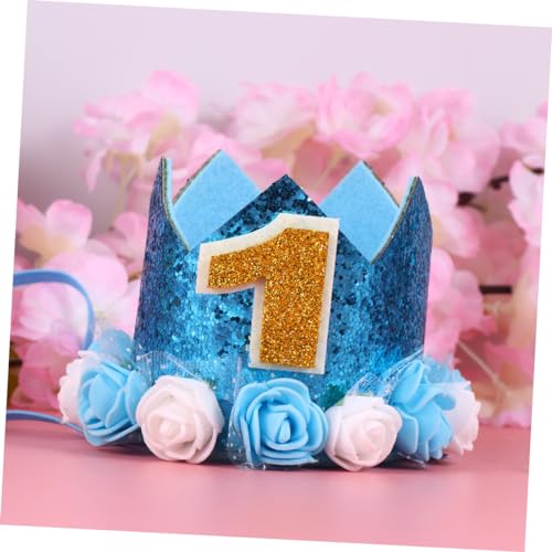 HEALSOPTHY 3 Stück Teiliges Geburtstagskrone für Kleinkinder Elastisches Blumenparty für Jahre Fotorequisiten für Geburtstagsfeiern Shower und Besondere Anlässe Blau HEALSOPTHY 3 Stück Teiliges Geburtstagskrone für Kleinkinder Elastisches Blumenparty für Jahre Fotorequisiten für Geburtstagsfeiern Shower und Besondere Anlässe Blau von HEALSOPTHY