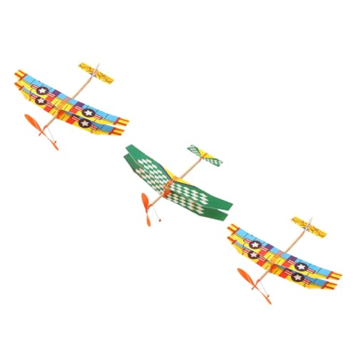 HEALSOPTHY 3 Stück Teiliges Gummi Flugzeugmodell DIY Schaumstoff Segelflugzeug Langlebig Sicher Fördert Kreativität und Eltern Junge Mädchen Zusammenarbeit für Jungen und Mädchen HEALSOPTHY 3 Stück Teiliges Gummi Flugzeugmodell DIY Schaumstoff Segelflugzeug Langlebig Sicher Fördert Kreativität und Eltern Junge Mädchen Zusammenarbeit für Jungen und Mädchen von HEALSOPTHY
