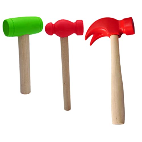 HEALSOPTHY 3 Stück Teiliges Hammer aus Holz Realistische Schlagwerkzeuge in Rot und Grün Pädagogisches Hammerspiel für Jungen und Mädchen Sicher und Langlebig für Motorische und HEALSOPTHY 3 Stück Teiliges Hammer aus Holz Realistische Schlagwerkzeuge in Rot und Grün Pädagogisches Hammerspiel für Jungen und Mädchen Sicher und Langlebig für Motorische und von HEALSOPTHY
