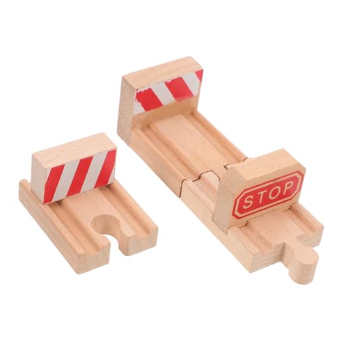 HEALSOPTHY 3 Stück Teiliges Holz Eisenbahn Gleiserweiterungsset mit Konkaven Stoppschienen Kompatibel mit Holzspielzeug Zugmodellen Einfach zu Montieren Langlebig und Detailreich für HEALSOPTHY 3 Stück Teiliges Holz Eisenbahn Gleiserweiterungsset mit Konkaven Stoppschienen Kompatibel mit Holzspielzeug Zugmodellen Einfach zu Montieren Langlebig und Detailreich für von HEALSOPTHY