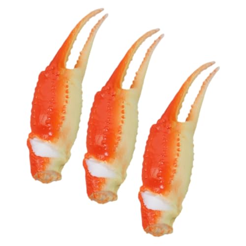 HEALSOPTHY 3 Stück Teiliges Realistisches Krabbenklauenmodell Dekoration Lernspielzeug mit Glatter Oberfläche für Wohnraum Restaurant Food-Prop Anschauliche Nachbildung HEALSOPTHY 3 Stück Teiliges Realistisches Krabbenklauenmodell Dekoration Lernspielzeug mit Glatter Oberfläche für Wohnraum Restaurant Food-Prop Anschauliche Nachbildung von HEALSOPTHY