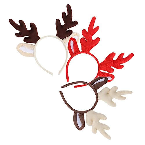 HEALSOPTHY 3 Stück Teiliges Rentiergeweih Stirnband mit Weichen Kaffee und Rot Ohr Akzenten Leichter Haarreif für Weihnachten Bequeme Passform für Weihnachtsfeier und Bühnenauftritte HEALSOPTHY 3 Stück Teiliges Rentiergeweih Stirnband mit Weichen Kaffee und Rot Ohr Akzenten Leichter Haarreif für Weihnachten Bequeme Passform für Weihnachtsfeier und Bühnenauftritte von HEALSOPTHY
