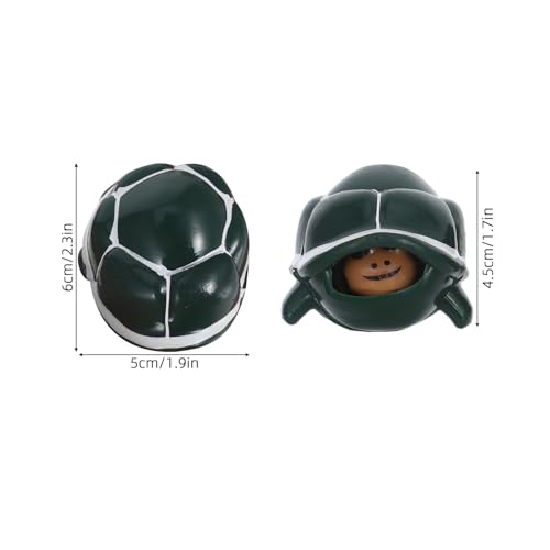 HEALSOPTHY 3 Stück Teiliges Schildkröte aus Flexiblem Kunststoff Stressabbauend Leicht und Tragbar als Partygeschenk von HEALSOPTHY