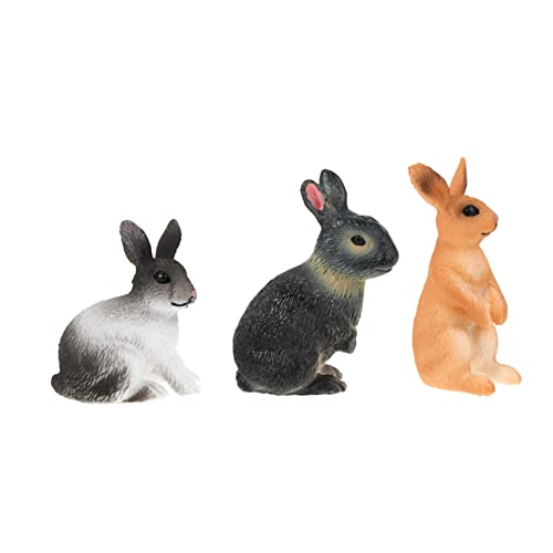 HEALSOPTHY 3 Stück Teiliges Simulation Kaninchen Modell aus Umweltfreundlichem Material Realistische Hasenfiguren für Dekorative Bunny Desktop Ornamente Pädagogisches Tier HEALSOPTHY 3 Stück Teiliges Simulation Kaninchen Modell aus Umweltfreundlichem Material Realistische Hasenfiguren für Dekorative Bunny Desktop Ornamente Pädagogisches Tier von HEALSOPTHY