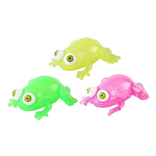 HEALSOPTHY 3 Stück Teiliges Stressabbau Frosch Design Weiche Dehnbare Quetschfiguren für Erwachsene Tragbare Anti Stress bälle zum Entspannen und Stress Reduzieren HEALSOPTHY 3 Stück Teiliges Stressabbau Frosch Design Weiche Dehnbare Quetschfiguren für Erwachsene Tragbare Anti Stress bälle zum Entspannen und Stress Reduzieren von HEALSOPTHY