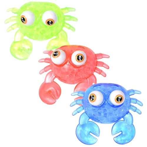 HEALSOPTHY 3 Stück Teiliges Stressabbau Verschleißfestem TPR Tragbare Anti Stress bälle in Lustigem Krabben Design Kompakte Druckspielzeuge für Erwachsene zur Emotionalen Zufällige Farbe HEALSOPTHY 3 Stück Teiliges Stressabbau Verschleißfestem TPR Tragbare Anti Stress bälle in Lustigem Krabben Design Kompakte Druckspielzeuge für Erwachsene zur Emotionalen Zufällige Farbe von HEALSOPTHY