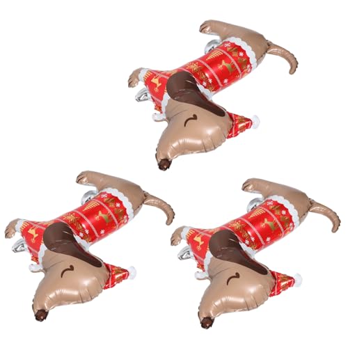 HEALSOPTHY 3 Stück Teiliges Süße Welpenballons aus Aluminiumfolie Motiv Wiederverwendbar und Einfach Aufzublasen Weihnachtsballons und Partydekoration für Haustier Geburtstagsfeiern HEALSOPTHY 3 Stück Teiliges Süße Welpenballons aus Aluminiumfolie Motiv Wiederverwendbar und Einfach Aufzublasen Weihnachtsballons und Partydekoration für Haustier Geburtstagsfeiern von HEALSOPTHY