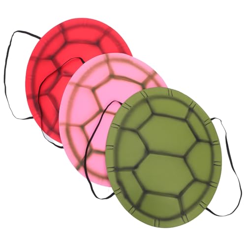 HEALSOPTHY 3 Stück Teiliges Turtle Shell Kostüm aus Weichem Eva Material Verstellbare Leichte und Tragbare Schildkrötenpanzer für Erwachsene für Halloween Schulaufführungen und Kreative von HEALSOPTHY