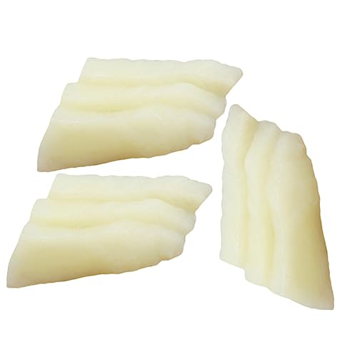 HEALSOPTHY 3 Stück Thunfisch-Modell künstlich gefälscht Lebensmittelspielzeug plastikfisch Kunststofffisch Fischmodell Thunfischscheiben-Requisiten Simuliertes Fischscheibendekor PVC Weiß HEALSOPTHY 3 Stück Thunfisch-Modell künstlich gefälscht Lebensmittelspielzeug plastikfisch Kunststofffisch Fischmodell Thunfischscheiben-Requisiten Simuliertes Fischscheibendekor PVC Weiß von HEALSOPTHY