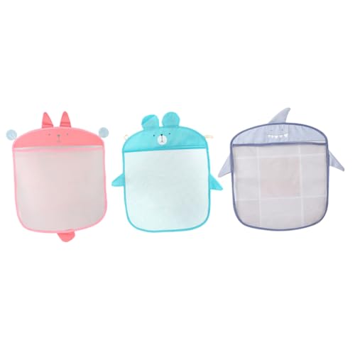 HEALSOPTHY 3 Stücke Medizin Feeder Mesh Tasche Bad Organizer Bad Lagerung Tasche Net Tasche Quick Dry Badewanne Halter Dusche Net Container Polyester von HEALSOPTHY
