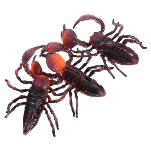 HEALSOPTHY 3stücke Realistisches Tiermodell Simulations-Spielzeug Aus Plastik Tiermodelle Als Mikrolandschaftsdekor Lebensechte Statue Realistisches von HEALSOPTHY