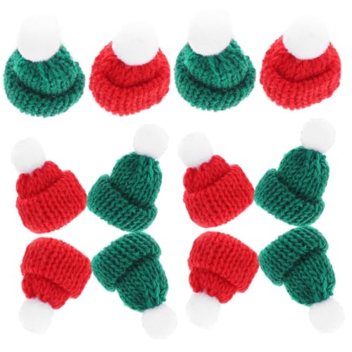 HEALSOPTHY 30 Stück Teiliges Mini Strick Weihnachtsmützen DIY Kleine Santa Hüte für Weinflaschen und Puppen Rote und Grüne Mini Beanie Hüte für Festliche Deko und Weihnachtsfeiern HEALSOPTHY 30 Stück Teiliges Mini Strick Weihnachtsmützen DIY Kleine Santa Hüte für Weinflaschen und Puppen Rote und Grüne Mini Beanie Hüte für Festliche Deko und Weihnachtsfeiern von HEALSOPTHY