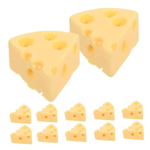 HEALSOPTHY 30 Stück Teiliges Miniatur käsefigurenset aus Langlebigem Resin Realistische Kleine Künstliche Käsemodelle für Puppenhaus Küchendekoration Vielseitiges Mini dekorspielzeug HEALSOPTHY 30 Stück Teiliges Miniatur käsefigurenset aus Langlebigem Resin Realistische Kleine Künstliche Käsemodelle für Puppenhaus Küchendekoration Vielseitiges Mini dekorspielzeug von HEALSOPTHY