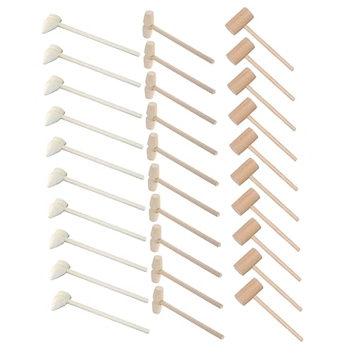 HEALSOPTHY 30 Stück Teiliges Natürlicher Holzspielzeug Hämmer Robuste Mini Holzklopfer für Glatte Oberfläche Sicheres Traditionelles Handwerk Vielseitig Einsetzbar für Kreative Spielstunden HEALSOPTHY 30 Stück Teiliges Natürlicher Holzspielzeug Hämmer Robuste Mini Holzklopfer für Glatte Oberfläche Sicheres Traditionelles Handwerk Vielseitig Einsetzbar für Kreative Spielstunden von HEALSOPTHY