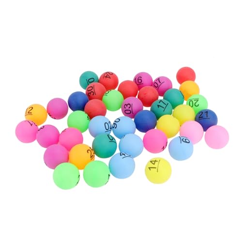HEALSOPTHY 30 Stück Teiliges Nummerierte Lotteriebälle Langlebig Raffle Balls Für Party Tombola Verlosung Bingo Spielveranstaltungen von HEALSOPTHY