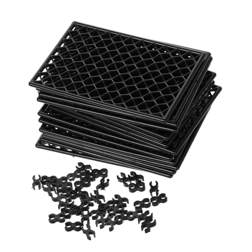 HEALSOPTHY 30 Stück Teiliges Rc Auto Parkpanel DIY Montage Mesh Panel für Miniatur Straßen Kompatibel mit Verschiedenen Rc Autos Platzsparend Vielseitig Einsetzbar Einfache Montage von HEALSOPTHY