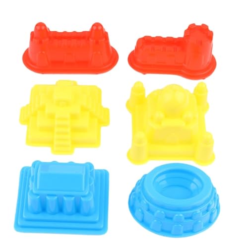 HEALSOPTHY 30 Stück Teiliges Sandspielzeug für Dicker Kunststoff Sandburg Formen Robustes Strandspielzeug für Kreatives Bauen Drinnen und Draußen Geeignet für Jungen und Zufällige Farbe von HEALSOPTHY