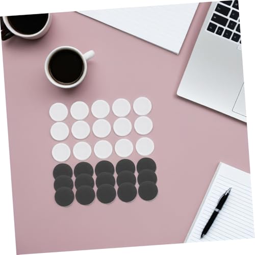 HEALSOPTHY 30 Stück Teiliges Schach Backgammon Ersatzspielsteine Runde Spielfiguren für Brettspiele Praktische Spielzubehör für Familien und Freunde von HEALSOPTHY
