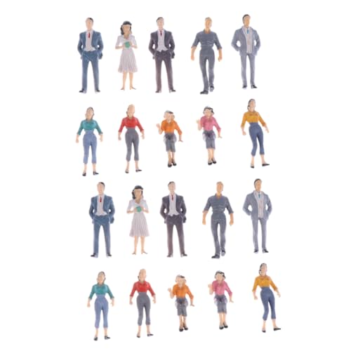 HEALSOPTHY 30 Stück vorbildlicher Mann Figuren Mini Menschen Zahlen Geburtstags Geburtstagsgeschenk Modellbau Schülerprojektmodell Layout-Modelle Layout-Requisiten Plastik. von HEALSOPTHY