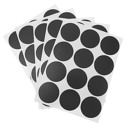 HEALSOPTHY 30Blätter Runde Schwarze Bräunungsaufkleber Selbstklebend wasserdichte Augenprotektoren für Sicheres Sonnenbaden und Bräunungsschutz von HEALSOPTHY