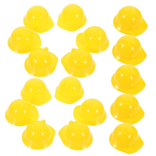 HEALSOPTHY 30Stücke Mini Bauhelme für Puppen Realistische Helme für DIY Dekoration Vielseitig Einsetzbar für Themenpartys Puppen und Haustieraccessoires Cooles Design von HEALSOPTHY