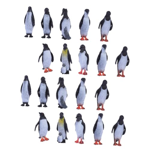 HEALSOPTHY 32 Stück Teiliges Realistischer Pinguin Figuren aus Resin Süße Tischdeko für Zuhause Büro und Schule für von HEALSOPTHY