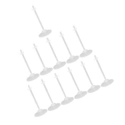 HEALSOPTHY 36 Stück Teiliges Transparentes Puppenständer Robustem Kunststoff Praktischer Halter für Puppen und Figuren Stabiler Displayständer für Kinderzimmer Regal oder Vitrine von HEALSOPTHY