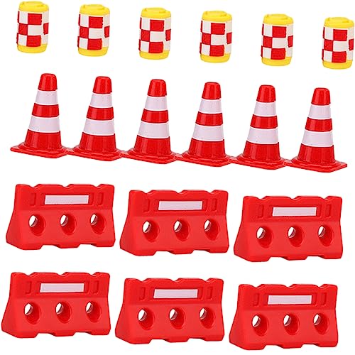 HEALSOPTHY 36Stücke Teiliges Verkehrsspielzeug für Mini Verkehrskegel Straßensperren und Verkehrszeichen Lernspielzeug für Verkehrserziehung und Hand Auge Koordination Perfektes von HEALSOPTHY