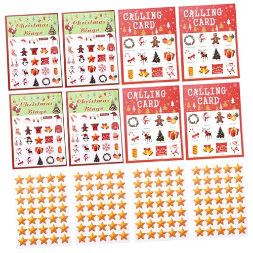 HEALSOPTHY 37 Stück Teiliges Bingo Spielkarten Weihnachtsdesign Partyspiel für Spieler Lustige Kreative Bingokarten für Festliche Stimmung bei Büro Bar HEALSOPTHY 37 Stück Teiliges Bingo Spielkarten Weihnachtsdesign Partyspiel für Spieler Lustige Kreative Bingokarten für Festliche Stimmung bei Büro Bar von HEALSOPTHY