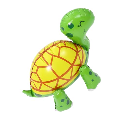 HEALSOPTHY Poolparty-spaß Für Jungen Und Mädchen Schildkrötenballon Aufblasbares Tierspielzeug Folienballon Ornament Cartoon-schildkröte Für Dekoration Party-layout von HEALSOPTHY