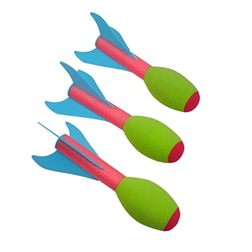 HEALSOPTHY 3Er Set belohnung pumpe manuell Raketen manuelle pumpe handlenzpumpe Toys partyhüte Kindergeburtstag kinderknallzeug partygeschenke spielsachen für racketen von HEALSOPTHY