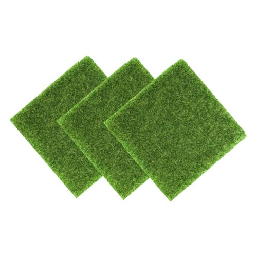 HEALSOPTHY 3stücke Künstliches Gras Matten Dekoration Für Miniaturgärten Puppenhäuser Und Modellbahnen Hochwertige Langlebige Rasenmatten Für Kreative -projekte HEALSOPTHY 3stücke Künstliches Gras Matten Dekoration Für Miniaturgärten Puppenhäuser Und Modellbahnen Hochwertige Langlebige Rasenmatten Für Kreative -projekte von HEALSOPTHY