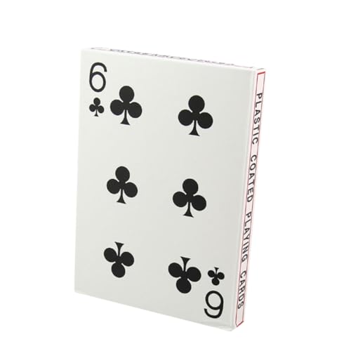 HEALSOPTHY 4zeiten Große Fach Pokerkarten Überdimensionale Spielkarten Für Zuhause Bar Und Büro Für Familien Und Freundesrunde Kreative Brettspiel-Erfahrung Robustes Material Tragbar Und von HEALSOPTHY