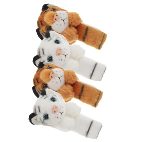 HEALSOPTHY 4 Stck Teiliges Plüsch Slap Armband mit Niedlichem Tiger Weiche Kuscheltiere Leichtes und Kompaktes Einfach zu Tragen für Unterwegs HEALSOPTHY 4 Stck Teiliges Plüsch Slap Armband mit Niedlichem Tiger Weiche Kuscheltiere Leichtes und Kompaktes Einfach zu Tragen für Unterwegs von HEALSOPTHY