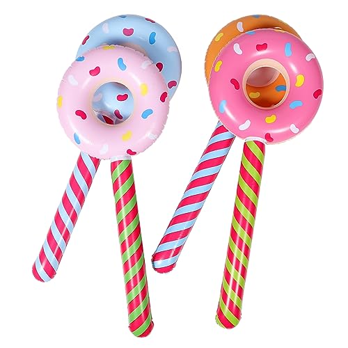 HEALSOPTHY 4 Stück Aufblasbarer Donut-Stick Lutscher Krapfen Partys Creme Süßigkeiten-Party-Dekoration sommer aufblasbares Pool aufblasbare Stöcke Geburtstagsfeier -Requisiten PVC HEALSOPTHY 4 Stück Aufblasbarer Donut-Stick Lutscher Krapfen Partys Creme Süßigkeiten-Party-Dekoration sommer aufblasbares Pool aufblasbare Stöcke Geburtstagsfeier -Requisiten PVC von HEALSOPTHY