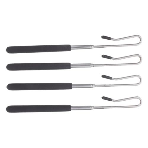 HEALSOPTHY 4 Stück Ausziehbare Puppen-steuerstangen Aus Metall, Verstellbare Puppen-arm-steuerstäbe, Puppenzubehör, Einstellbereich 20–55 cm von HEALSOPTHY